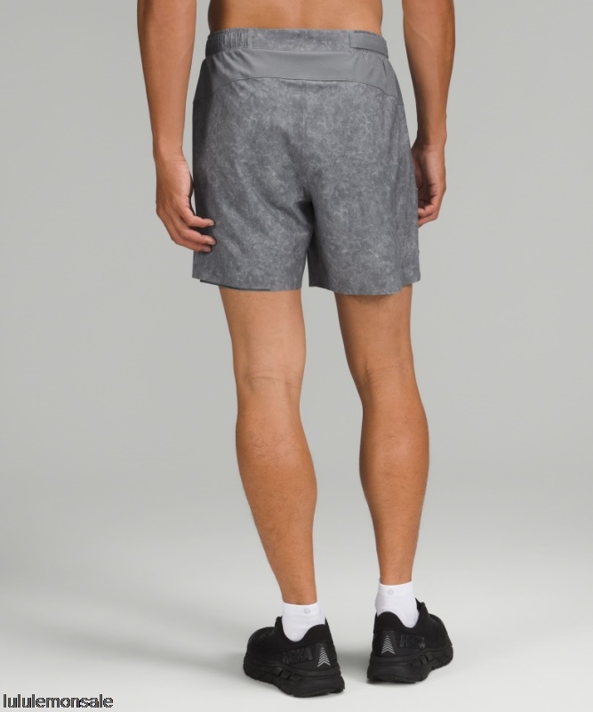 Lululemon Deutschland DELULU872 | Grau Multi Stoß Gefüttert Kurz 6